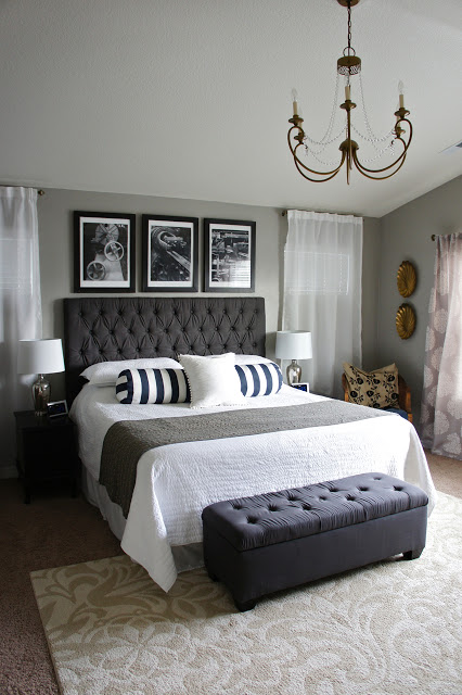 Дизайн над кроватью в спальне (65 фото)