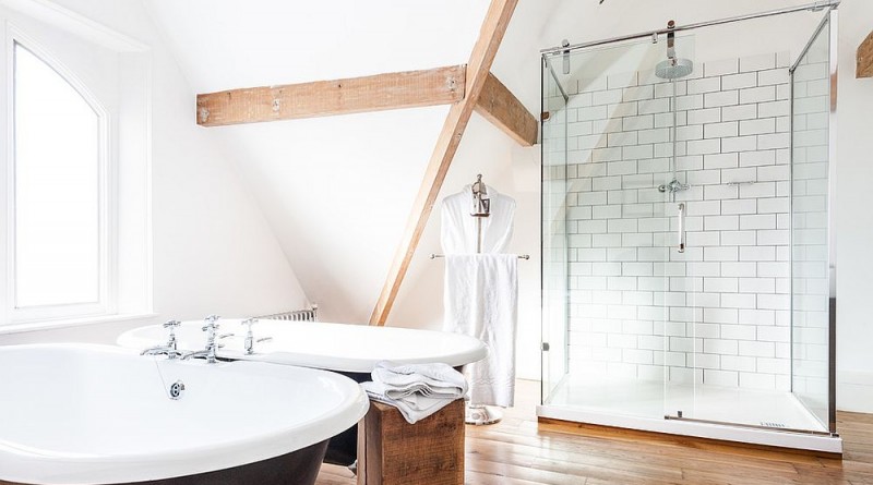 дизайн ванной комнаты в скандинавском стиле фото