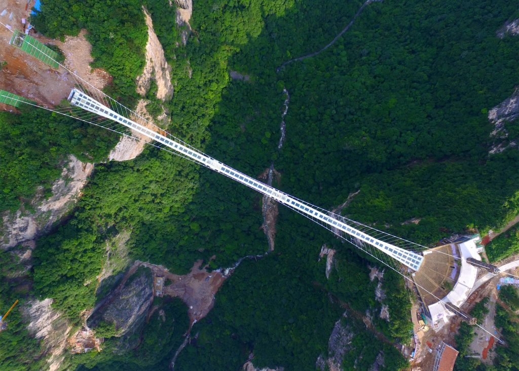 Стеклянный мост в Китае