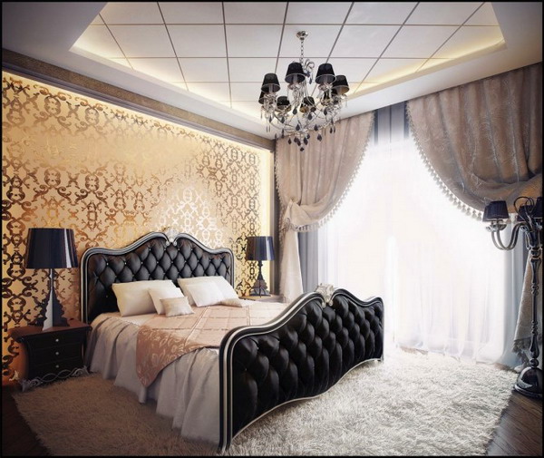 спальня в стилі бароко фото