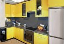 Желтая кухня: декоры, аксессуары и идеи