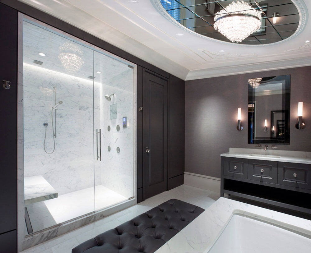 сіра ванна кімната дизайн
