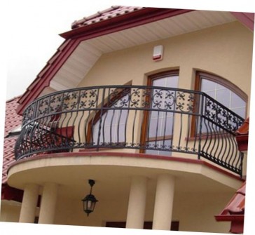 ковані балкони в приватних будинках фото