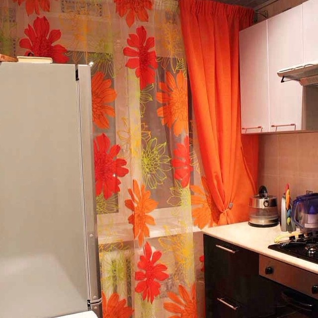 шторы на кухню фото