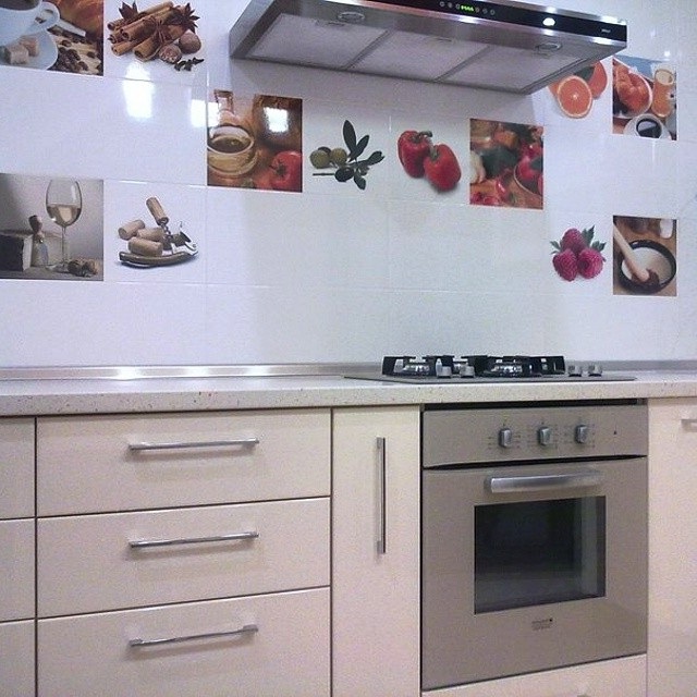плитка для кухні на стіну фото