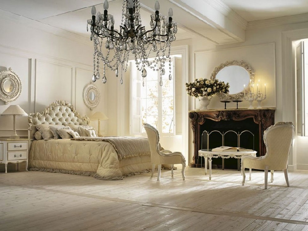 інтер'єр спальні в французькому стилі фото